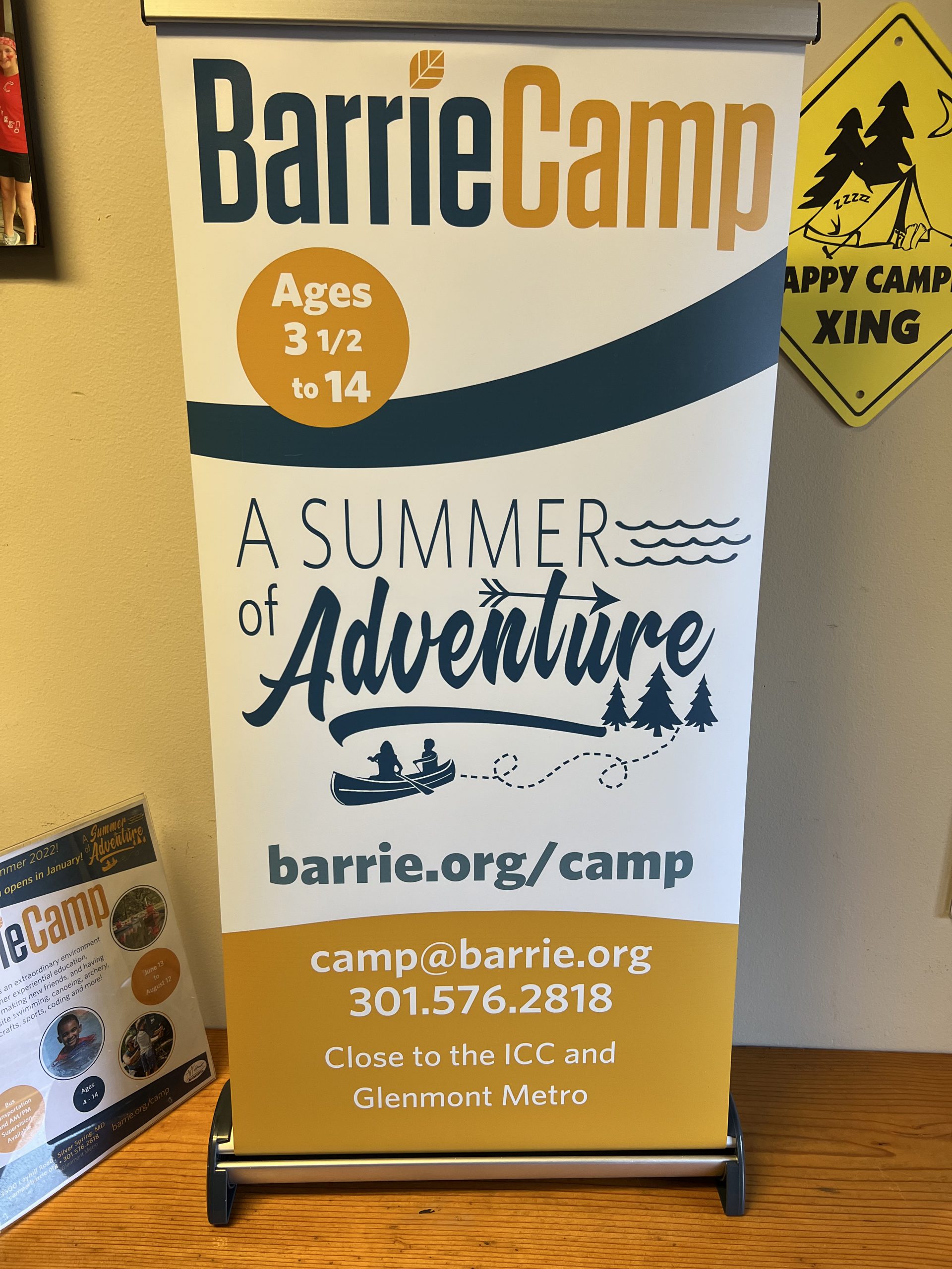 Barrie School Tabletop Banner
